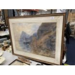 A LARGE VICTORIAN WATERCOLOUR BY VAMOS MIDDLETON 1902