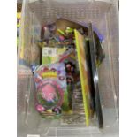 A LARGE QUANTITY OF NEW ITEMS TO INCLUDE MOSHI MONSTERS REWARD CHARTS, FIGURES, TRADING CARS