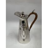 A VINTAGE SILVER PLATED WATER JUG