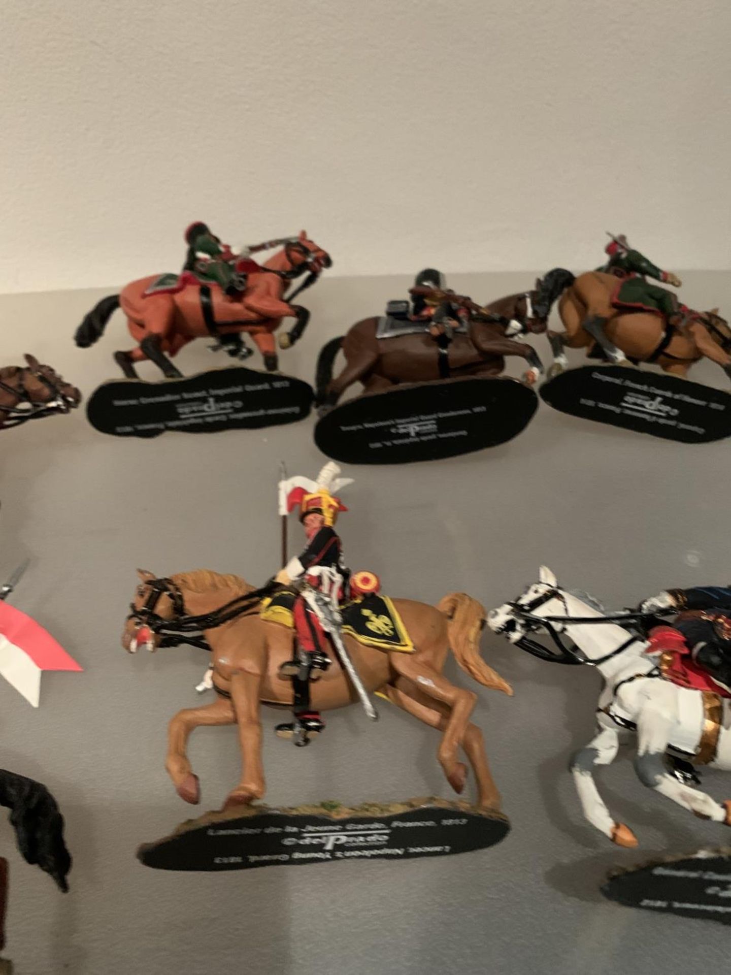 ELEVEN DEL PRADO DIE CAST NAPOLIONIC ERA FIGURES OF FRENCH SOLDIERS ON HORSEBACK - Image 5 of 6