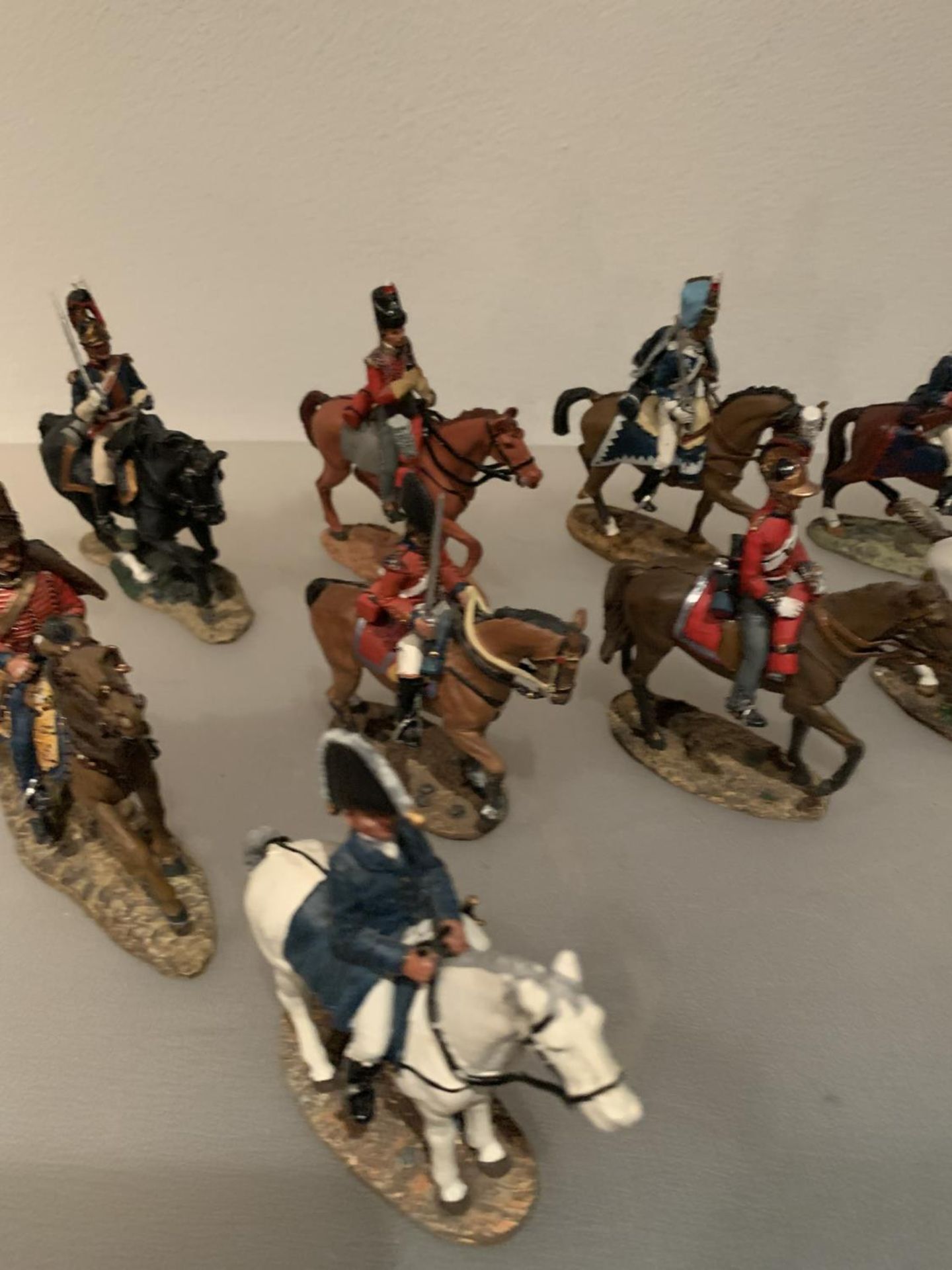 ELEVEN DEL PRADO DIE CAST NAPOLIONIC ERA FIGURES OF BRITISH SOLDIERS ON HORSEBACK TO INCLUDE - Image 3 of 7