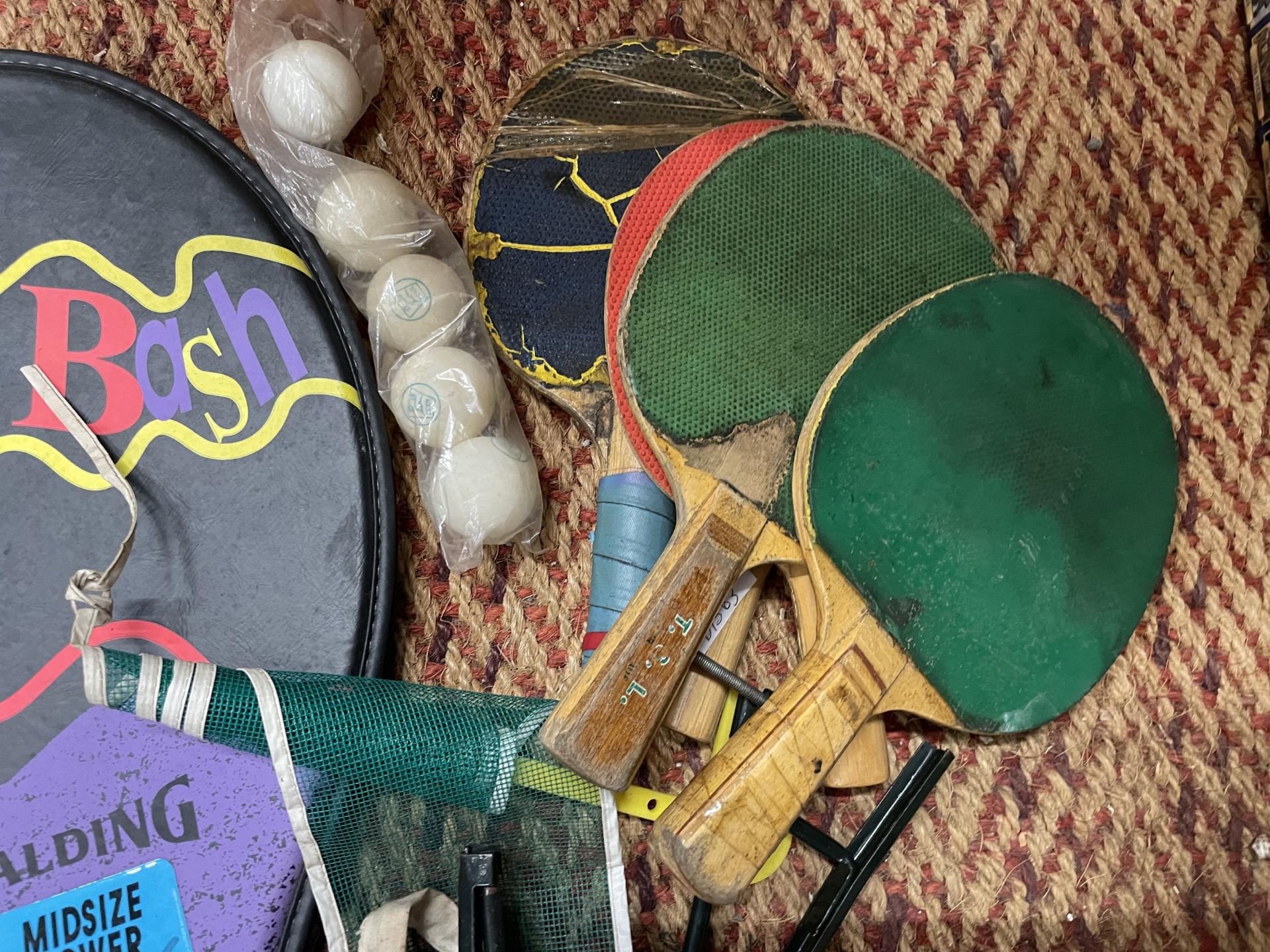 VARIOUS TABLE TENNIS AND TENNIS ITEMS - Image 2 of 4