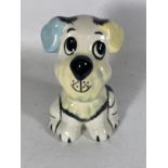 A LORNA BAILEY HANDPAINTED AND SIGNED DOG - WUF WUF