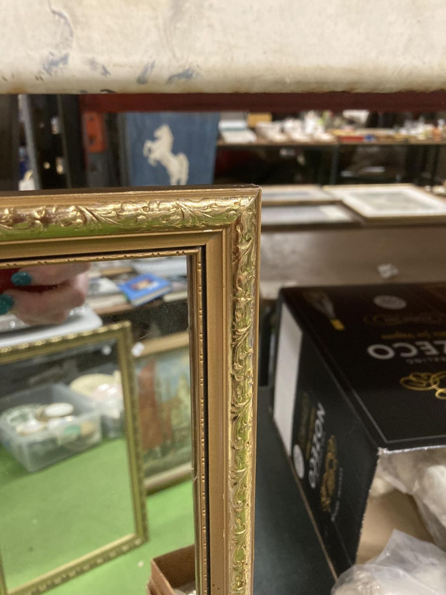 TWO GILT FRAMED MIRRORS - Image 5 of 5