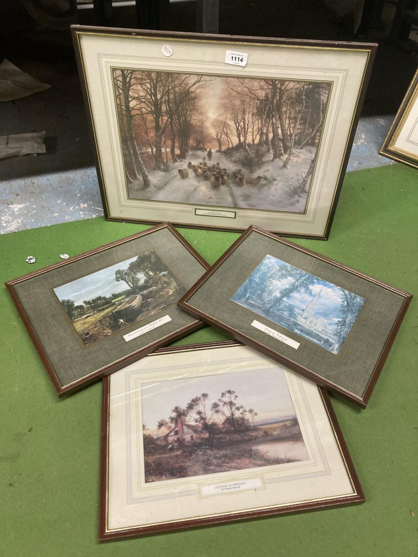 A GROUP OF FOUR WOODLAND PRINTS