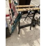 TWO FOLDING WORKMATE BENCHES