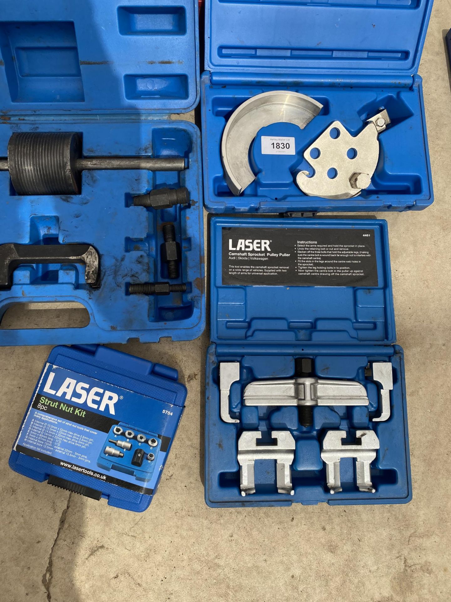 AN ASSORTMENT OF TOOLS TO INCLUDE A SPROKET PULLER KIT, A STRUT NUT KIT AND AN INJECTOR EXTRACTOR - Bild 3 aus 3