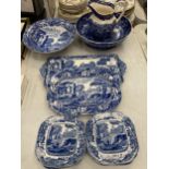 A COLLECTION OF 19TH CENTURY COPELAND SPODE ITALIAN PATTERN CERAMICS