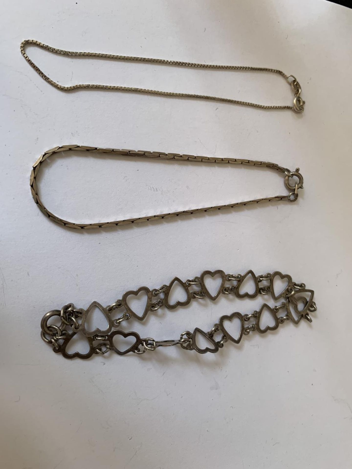 SIX SILVER BRACELETS - Image 2 of 3