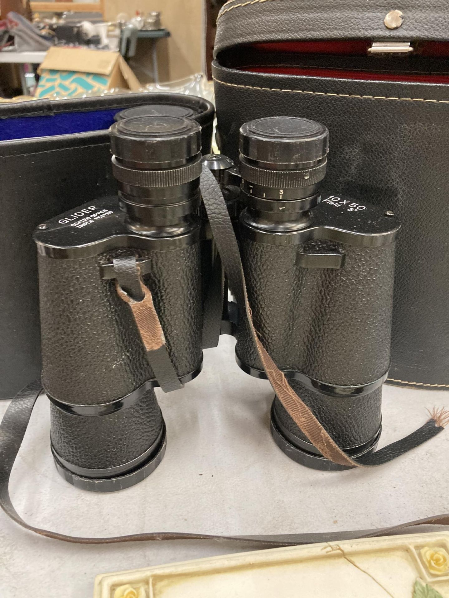 TWO PAIRS OF BINOCULARS IN CASES - GLIDER AND CHINON - Image 2 of 4