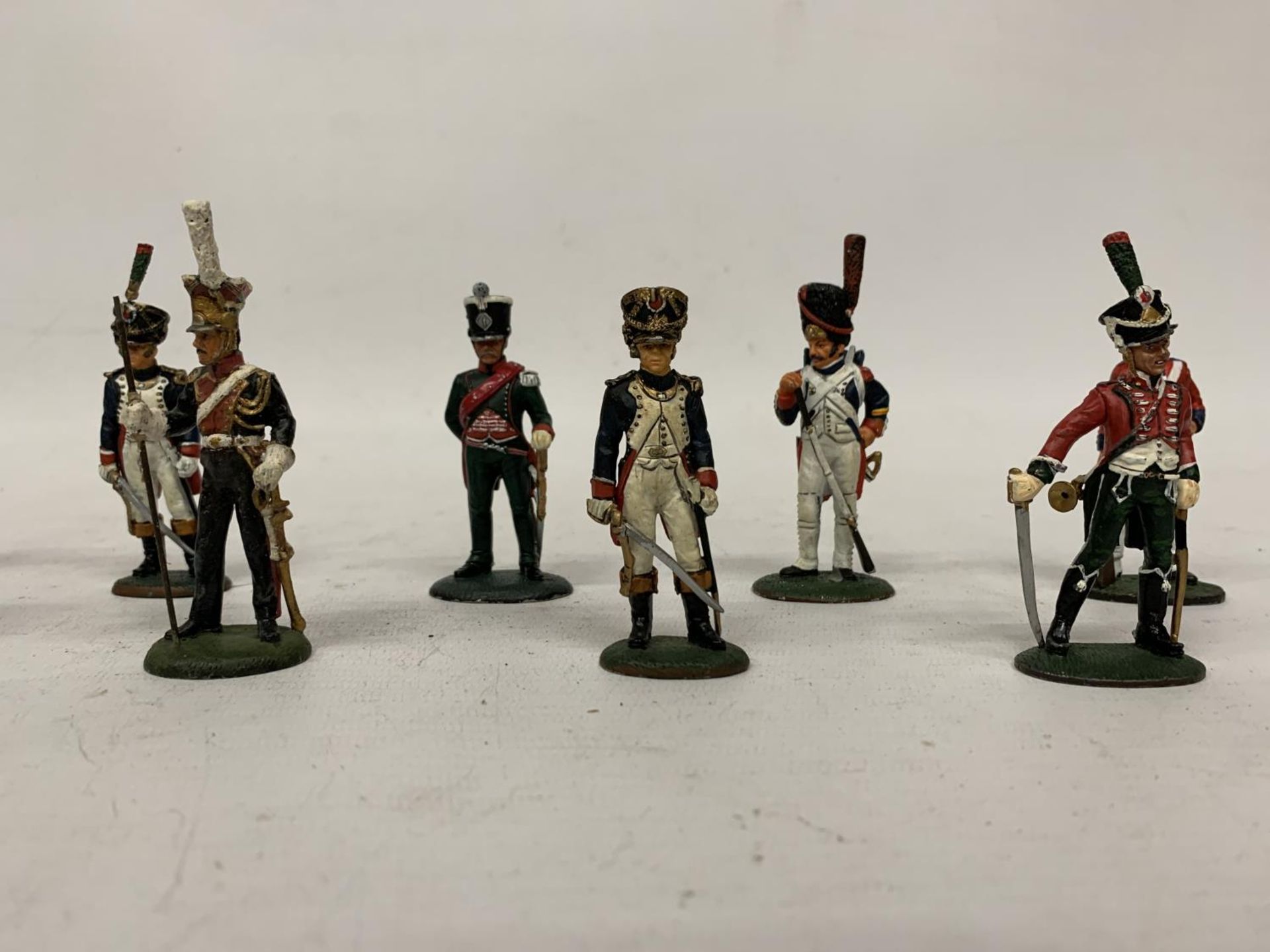 TWELVE DEL PRADO DIE CAST NAPOLIONIC ERA FIGURES OF FRENCH SOLDIERS - Image 3 of 8