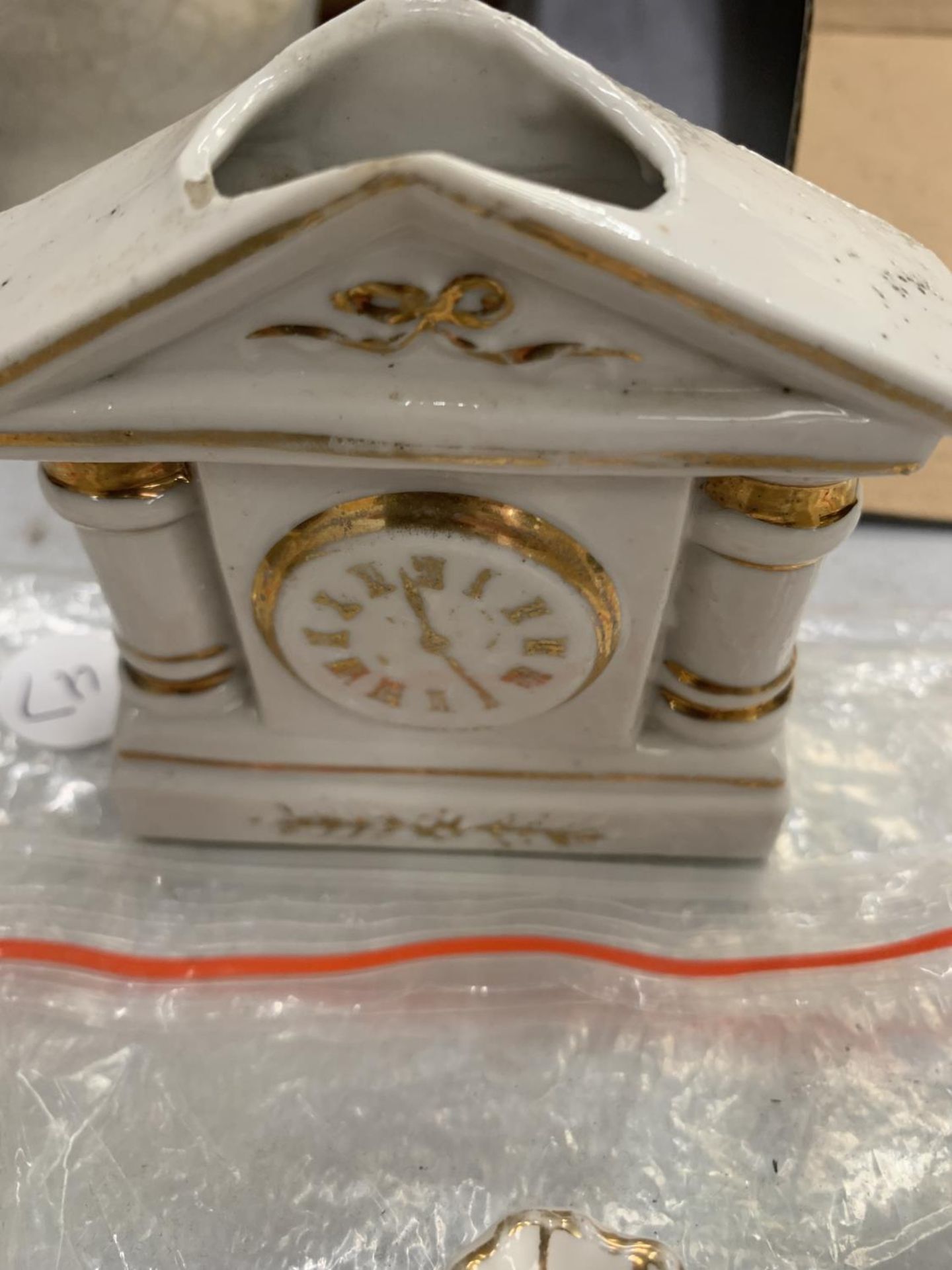 FOUR CRESTED WARE CLOCKS - Image 4 of 5