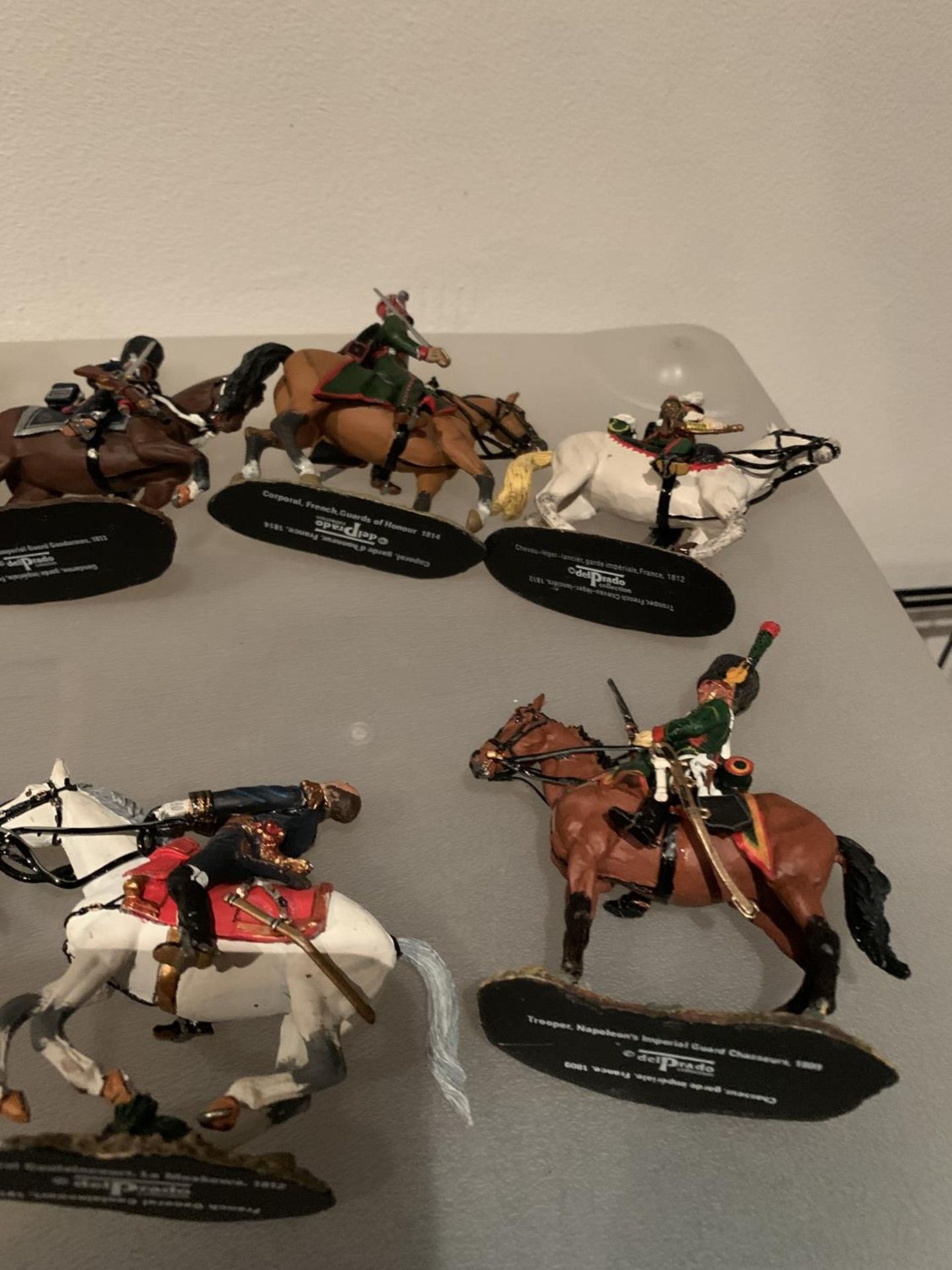 ELEVEN DEL PRADO DIE CAST NAPOLIONIC ERA FIGURES OF FRENCH SOLDIERS ON HORSEBACK - Image 6 of 6