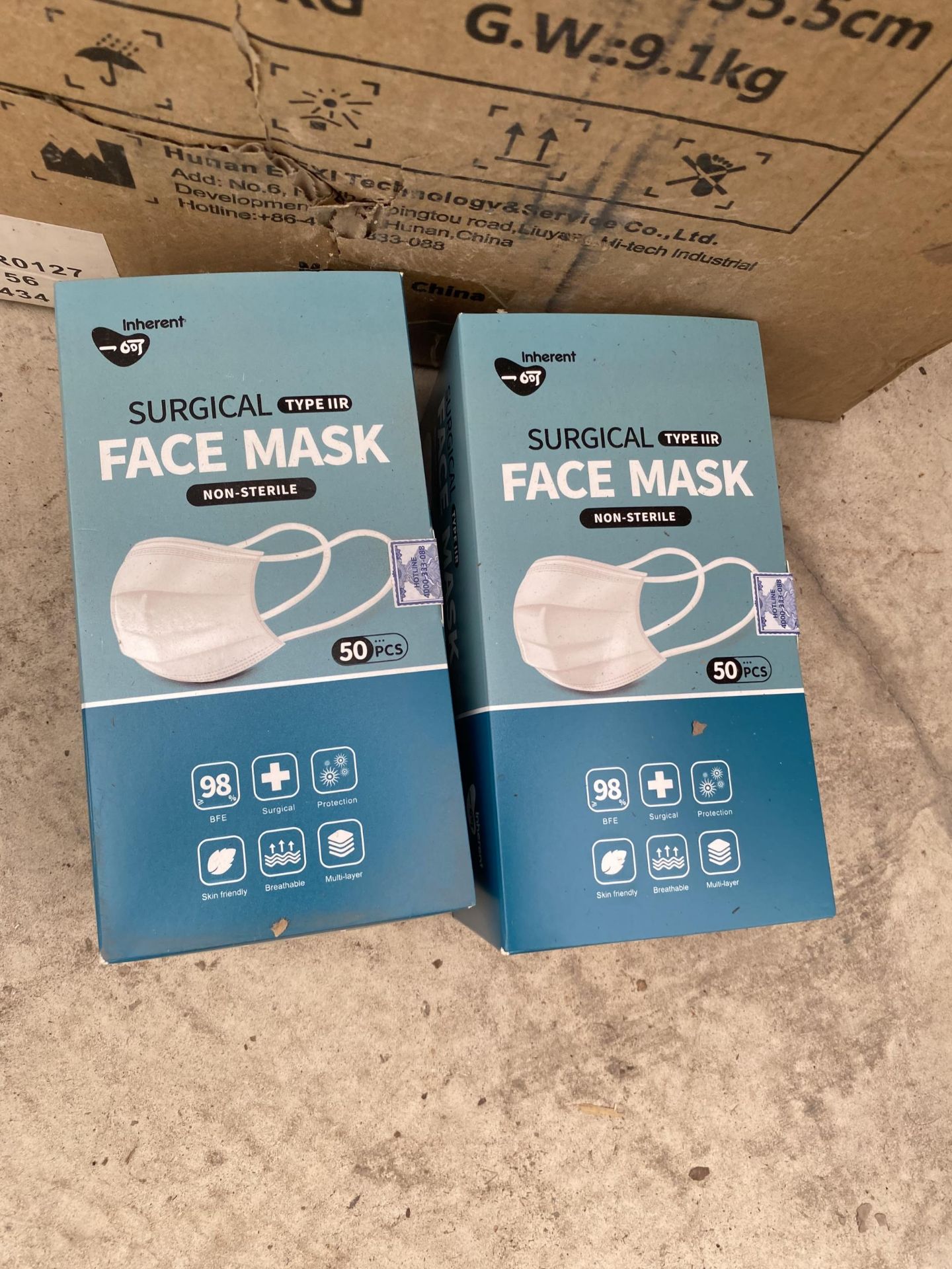 A LARGE QUANTITY OF NEW AND BOXED SERGICAL FACE MASKS - Image 2 of 3