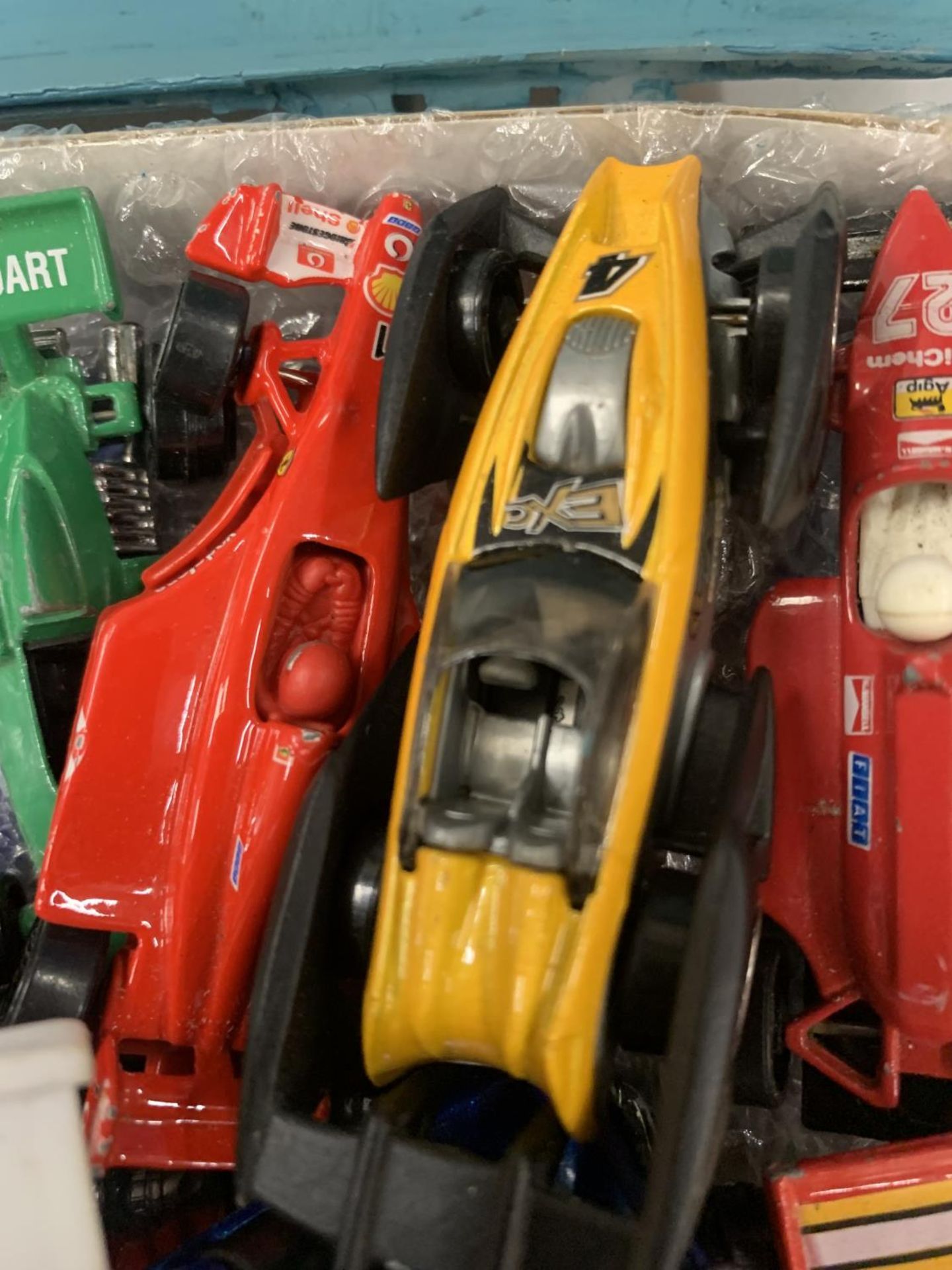 TWENTY SIX SMALL UNBOXED CARS AND THIRTY RACING CARS - Image 3 of 5