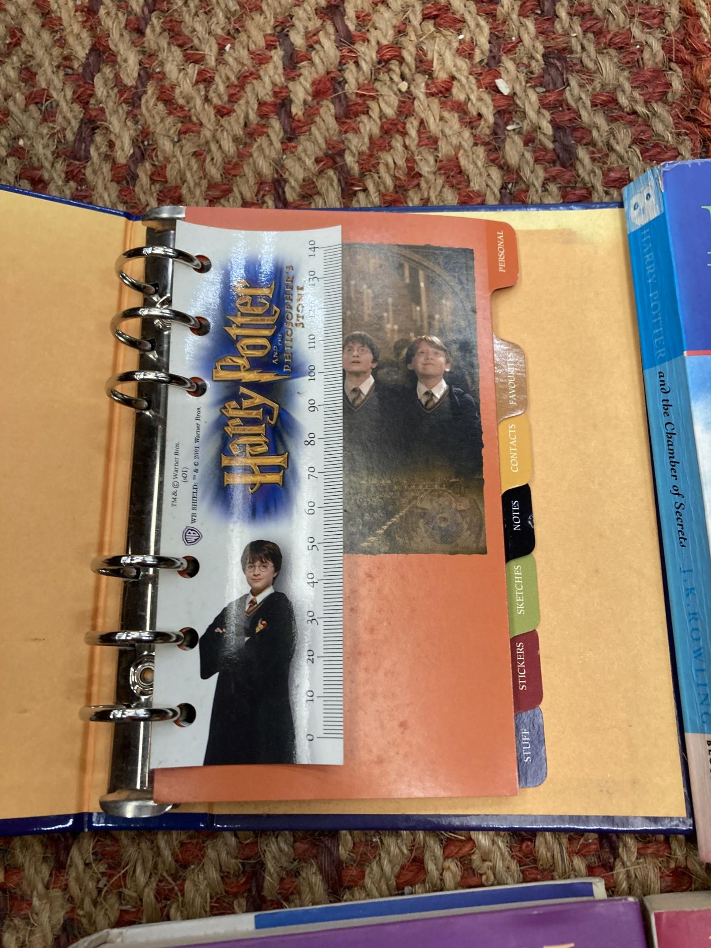 A HARRY POTTER ORGANISER AND THREE HARRY POTTER BOOKS - Image 3 of 5