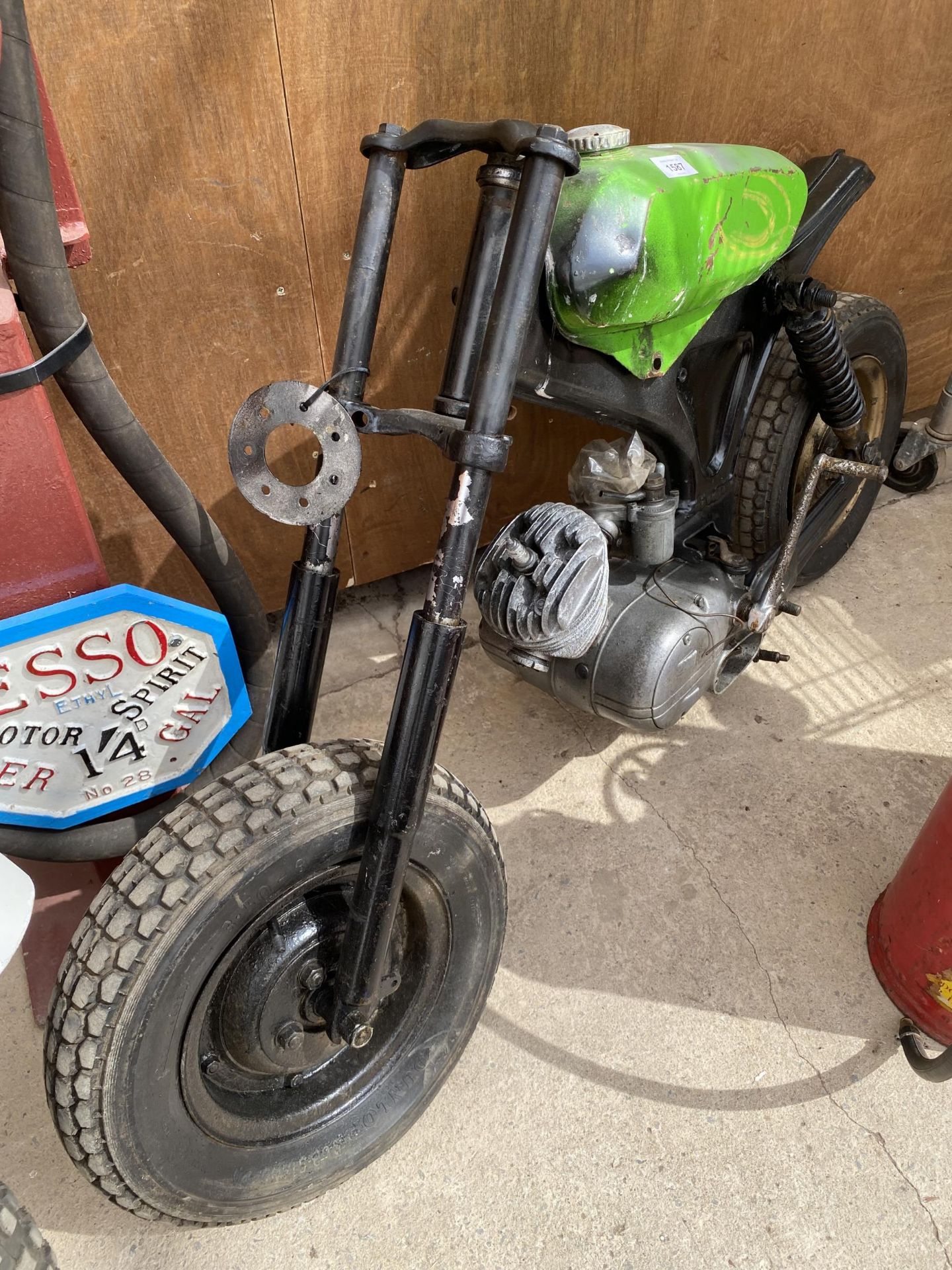 A BELIEVED MV GUSTO MINI MOTO BIKE (NO WARRANTY)