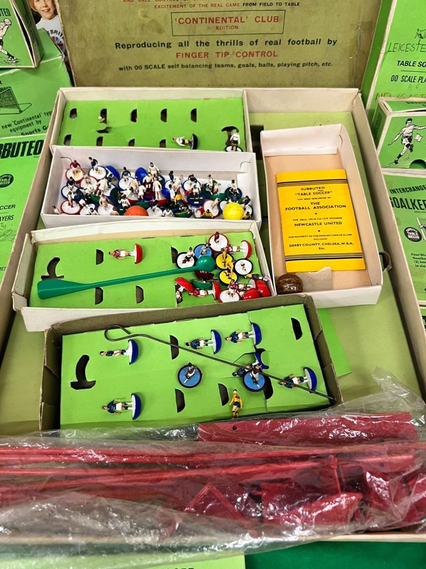 A LARGE QUANTITY OF VINTAGE SUBBUTEO ITEMS - TEAMS, PART TEAMS PITCH, THROW INS, NETS ETC - Image 3 of 8
