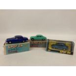 THREE SPOT-ON BOXED MODELS TO INCLUDE A MORRIS MINOR 1000 (NO 289), A JAGUAR S-TYPE (NO 276) AND A