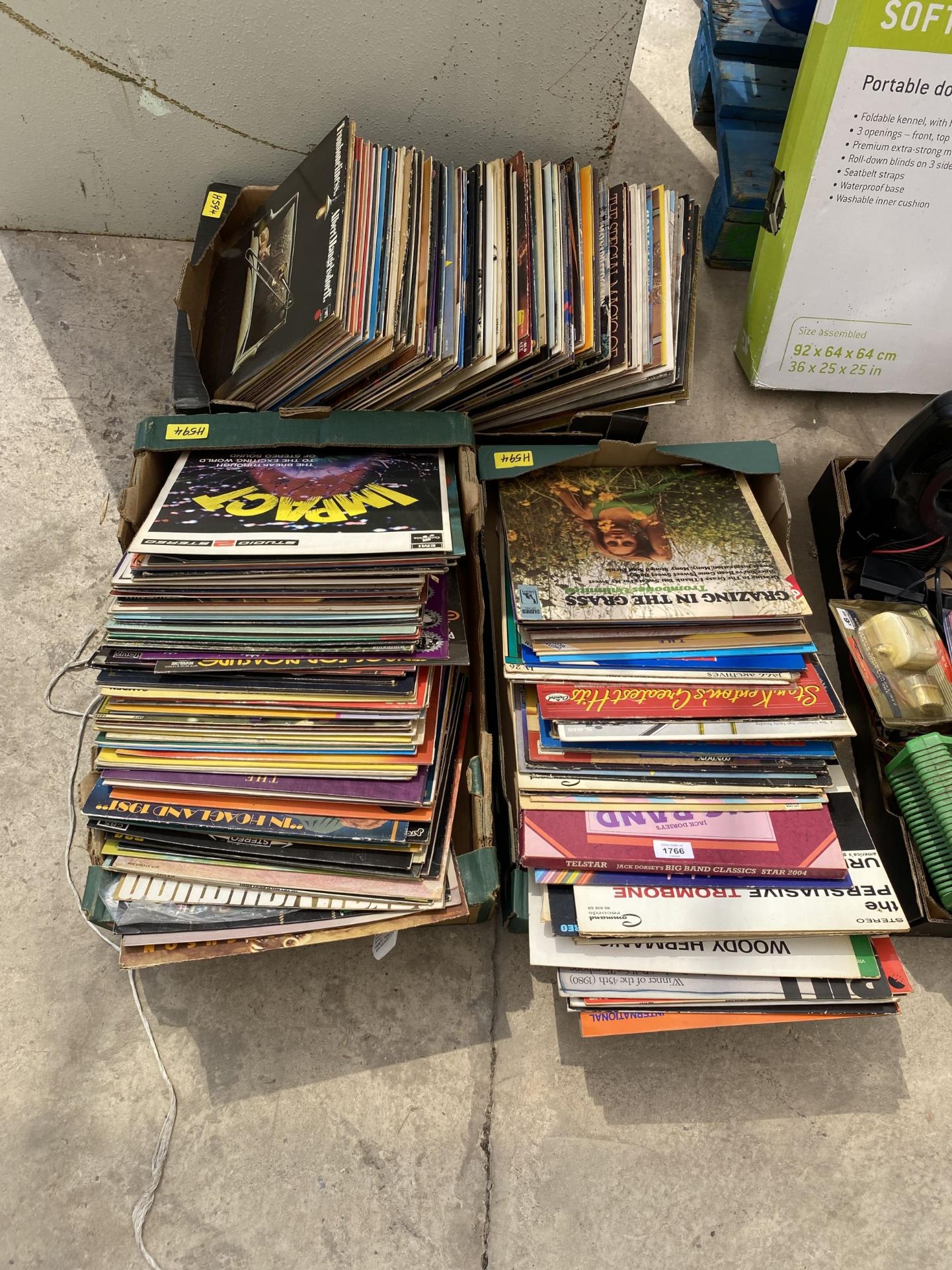 A LARGE QUANTITY OF LP RECORDS