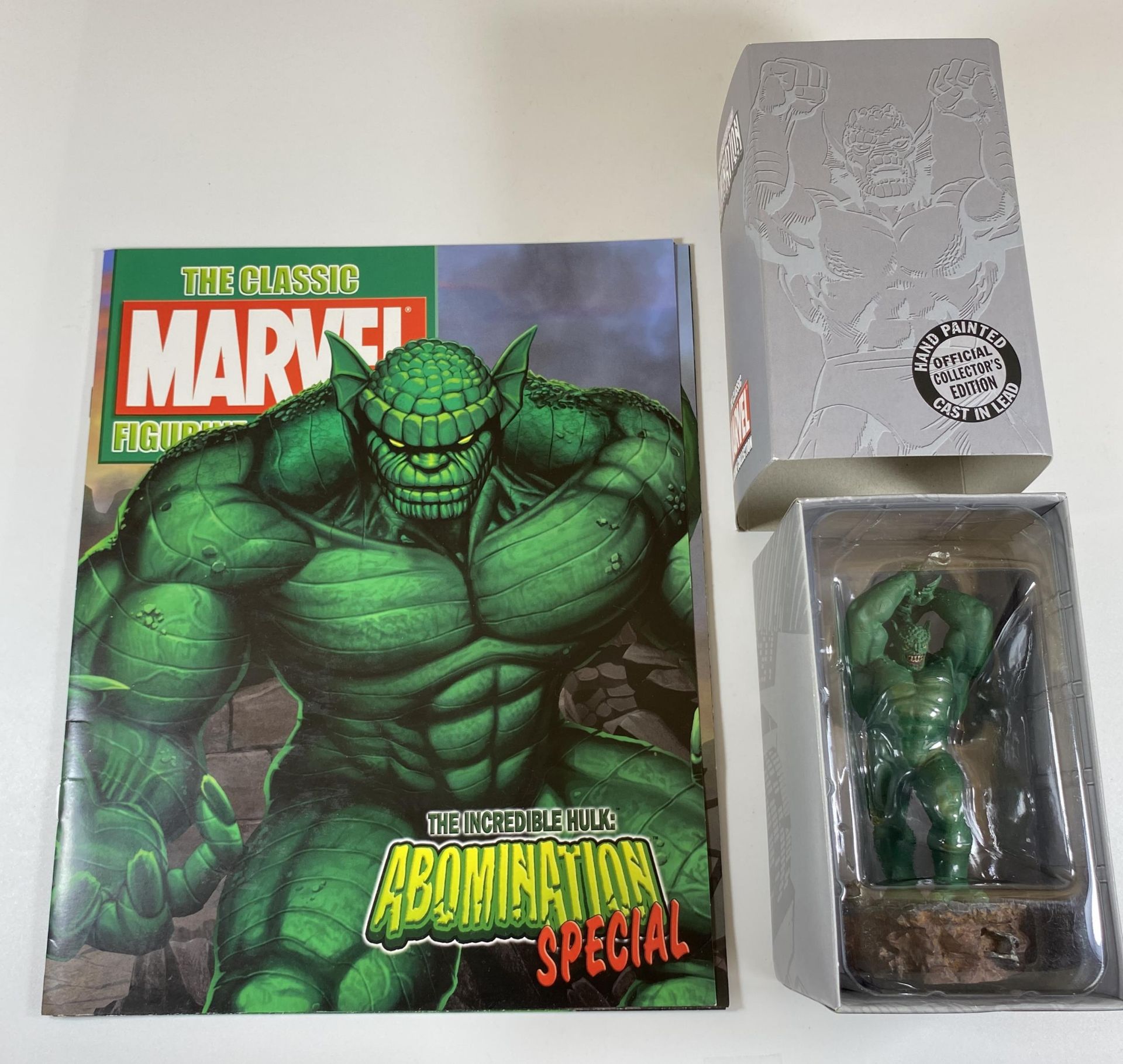 A BOXED THE CLASSIC MARVEL COLLECTION SPECIAL FIGURE - 'THE INCREDIBLE HULK, ABOMINATION' , WITH