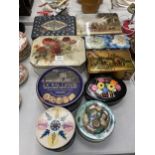 A COLLECTION OF VINTAGE AND LATER TINS