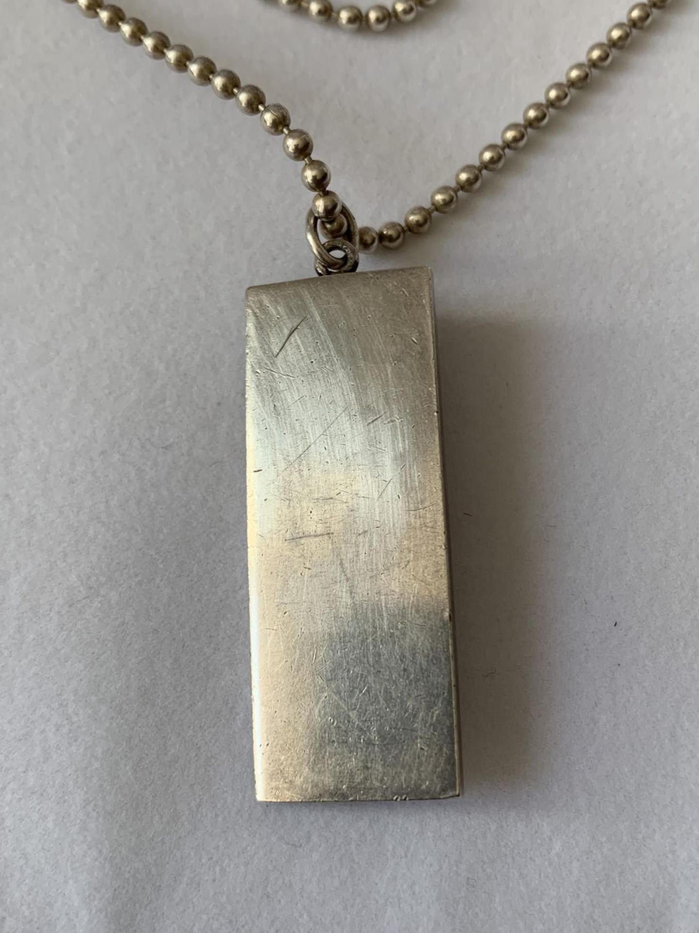 A SILVER INGOT IN A PRESENTATION BOX - Image 3 of 3