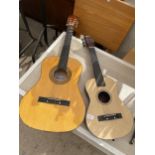 A HERALD ACOUSTIC GUITAR AND A FURTHER CHILDS ACOUSTIC GUITAR