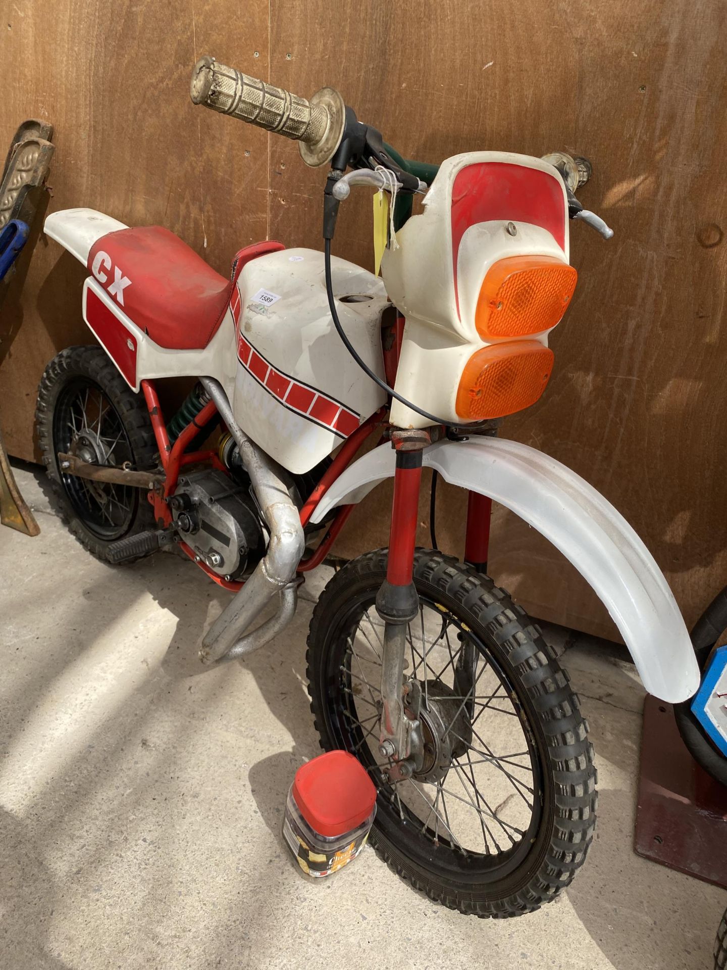 A CX MOTOCROSS MOTORCYCLE