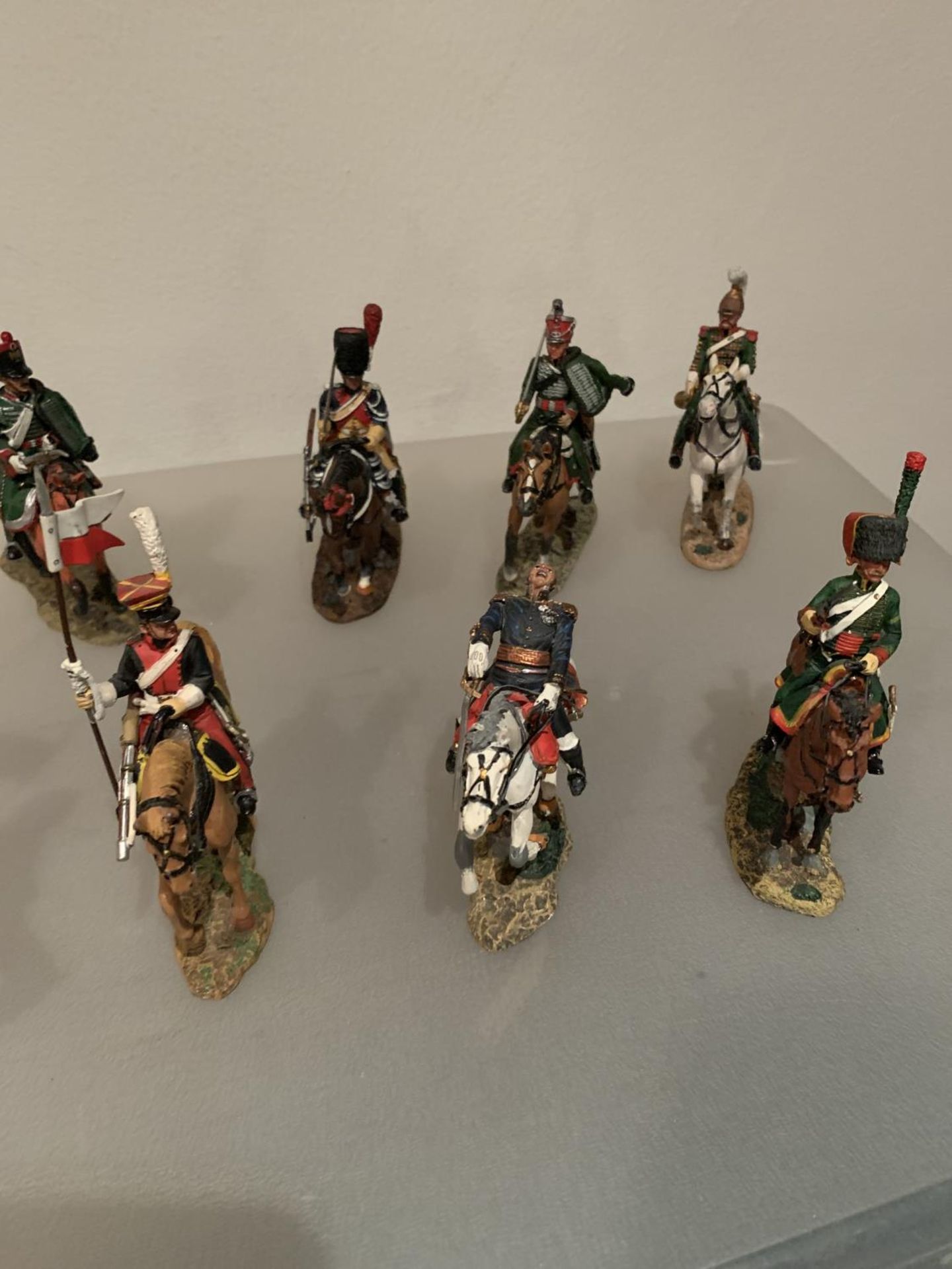 ELEVEN DEL PRADO DIE CAST NAPOLIONIC ERA FIGURES OF FRENCH SOLDIERS ON HORSEBACK - Image 3 of 6