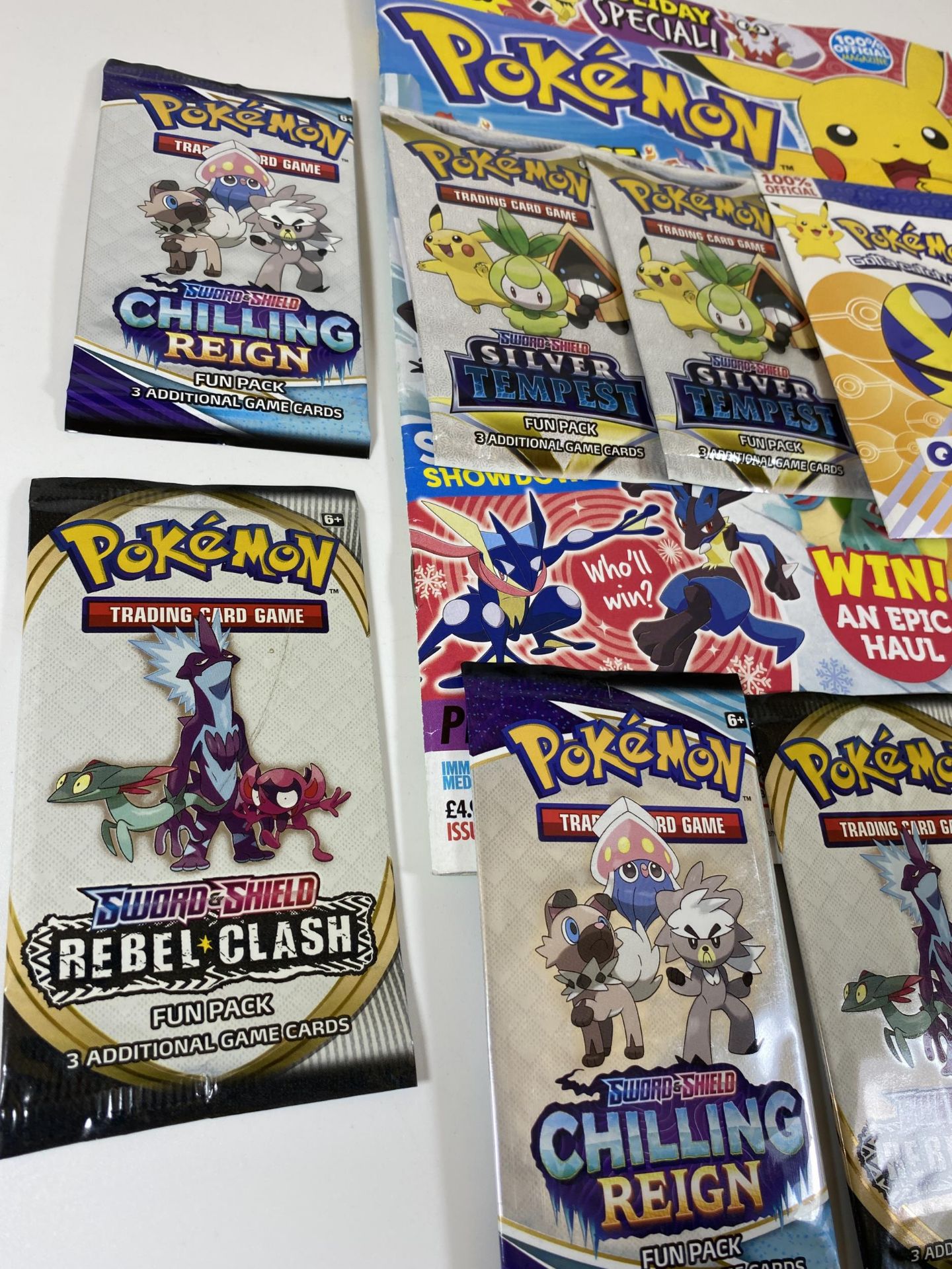 A COLLECTION OF POKEMON SWORD & SHIELD PACKS, MAGAZINE WITH PACKS ETC - Image 2 of 4