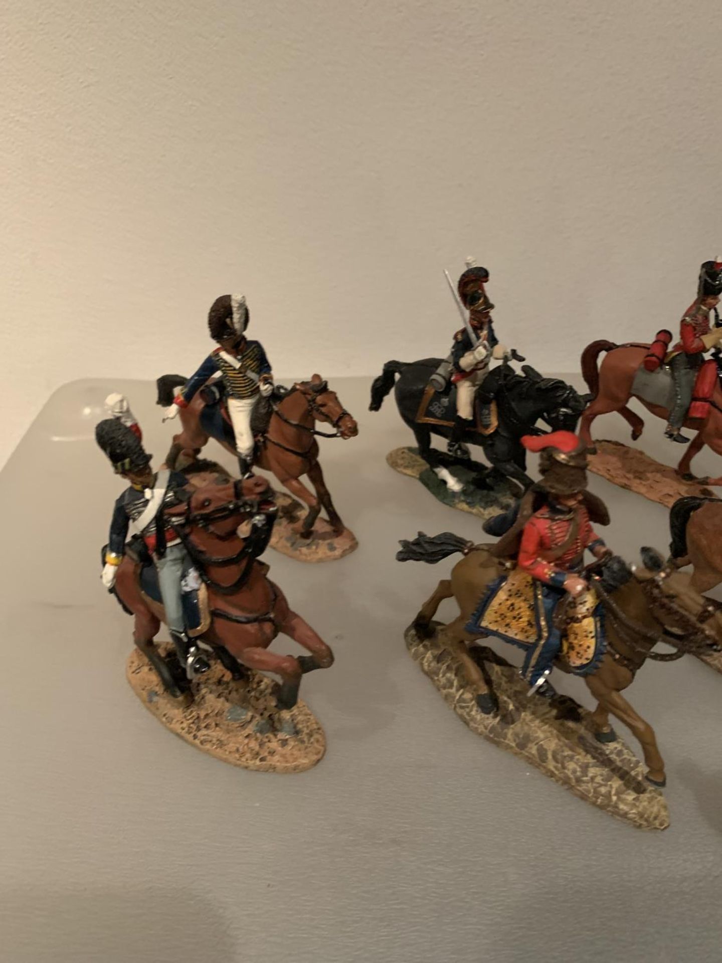 ELEVEN DEL PRADO DIE CAST NAPOLIONIC ERA FIGURES OF BRITISH SOLDIERS ON HORSEBACK TO INCLUDE - Image 2 of 7