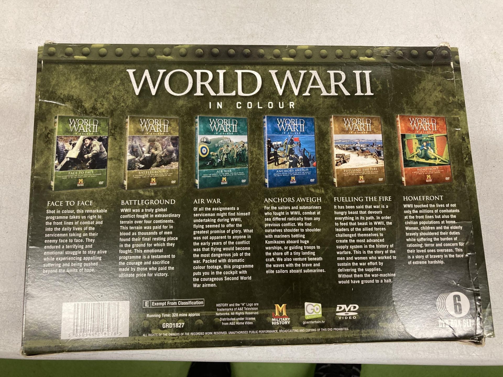 A SIX DVD SET OF WORLD WAR 11 IN COLOUR - Bild 2 aus 2