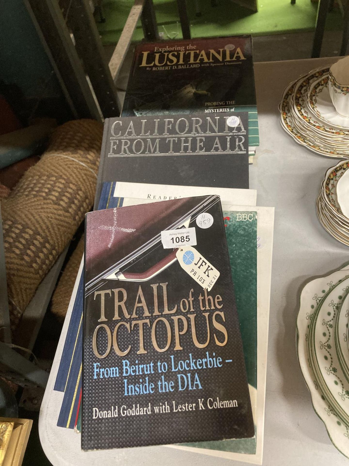 A GROUP OF BOOKS, THE SECRET WAR, TRAIL OF THE OCTOPUS ETC