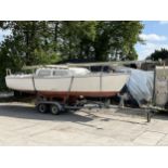 A JAGUAR 22 YACHT (ONLY THE YACHT, NOT TRAILER WHICH IS AVAILABLE AT AN EXTRA COST OF £1200) NEW