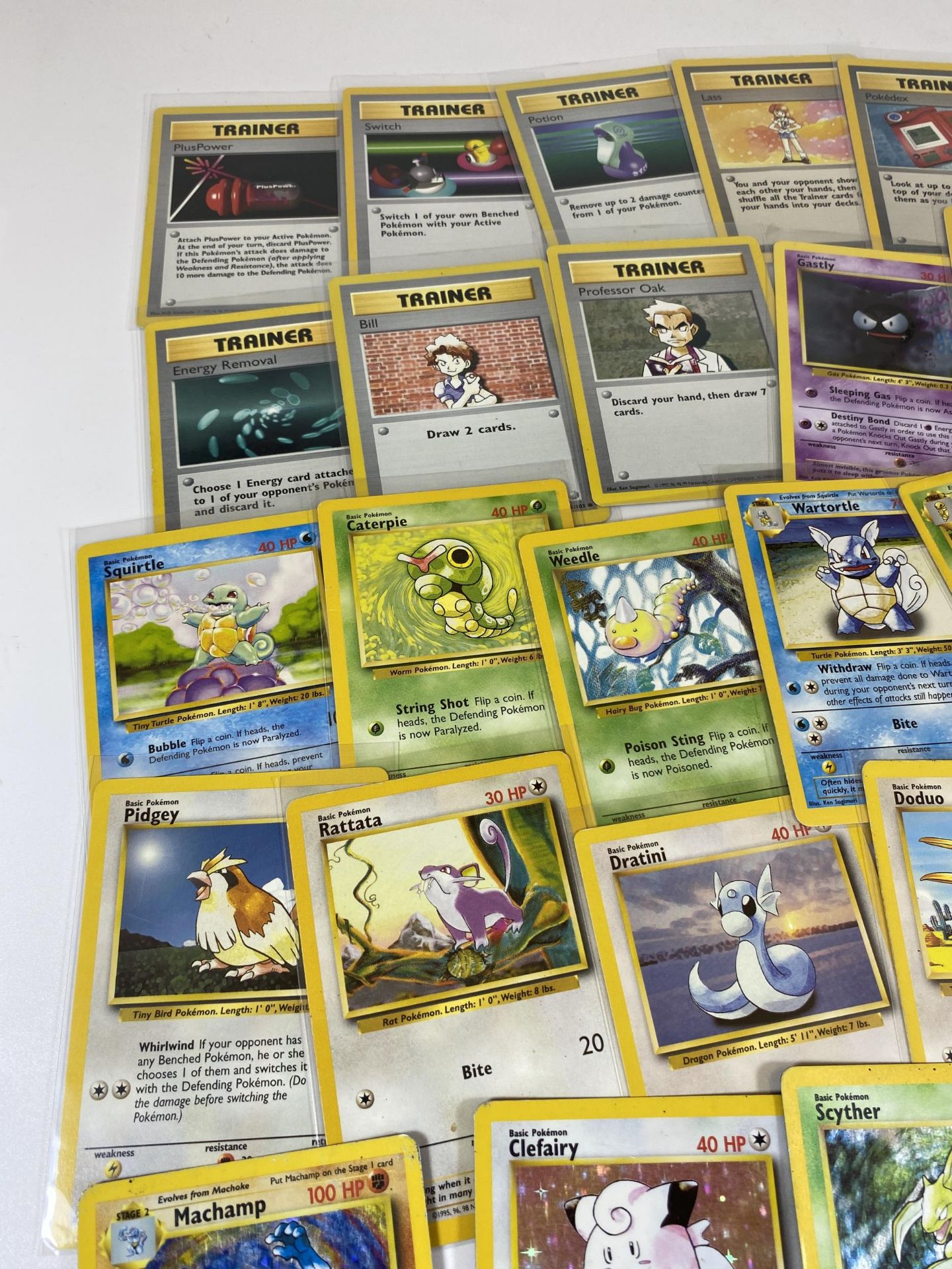 A COLLECTION OF 1999 POKEMON BASE SET CARDS, 1ST EDITION HOLO MACHAMP AND OTHER HOLOS, RAICHU, - Image 6 of 6