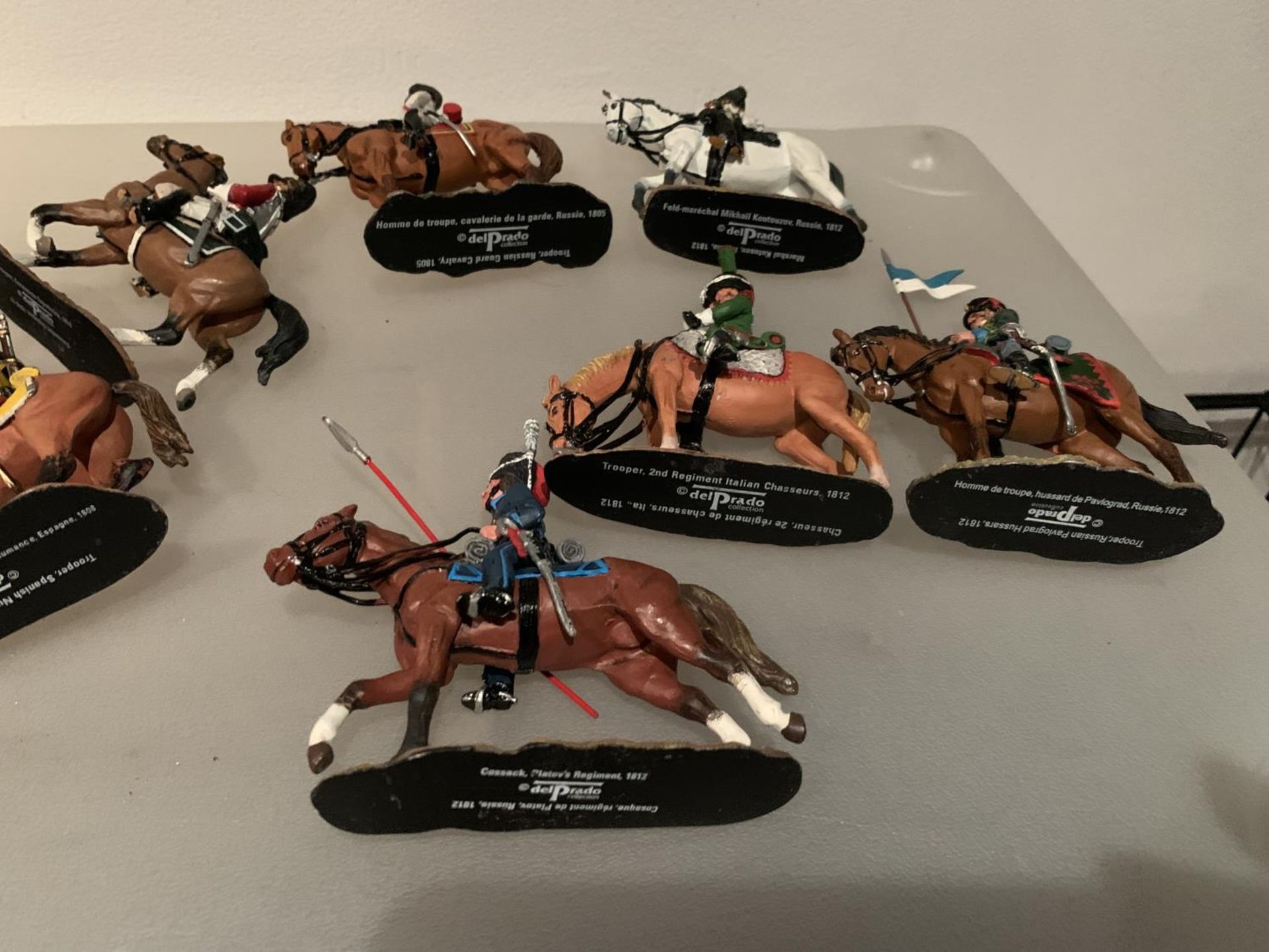 ELEVEN DEL PRADO DIE CAST NAPOLIONIC ERA FIGURES OF SOLDIERS ON HORSEBACK TO INCLUDE SPANISH, - Bild 6 aus 6