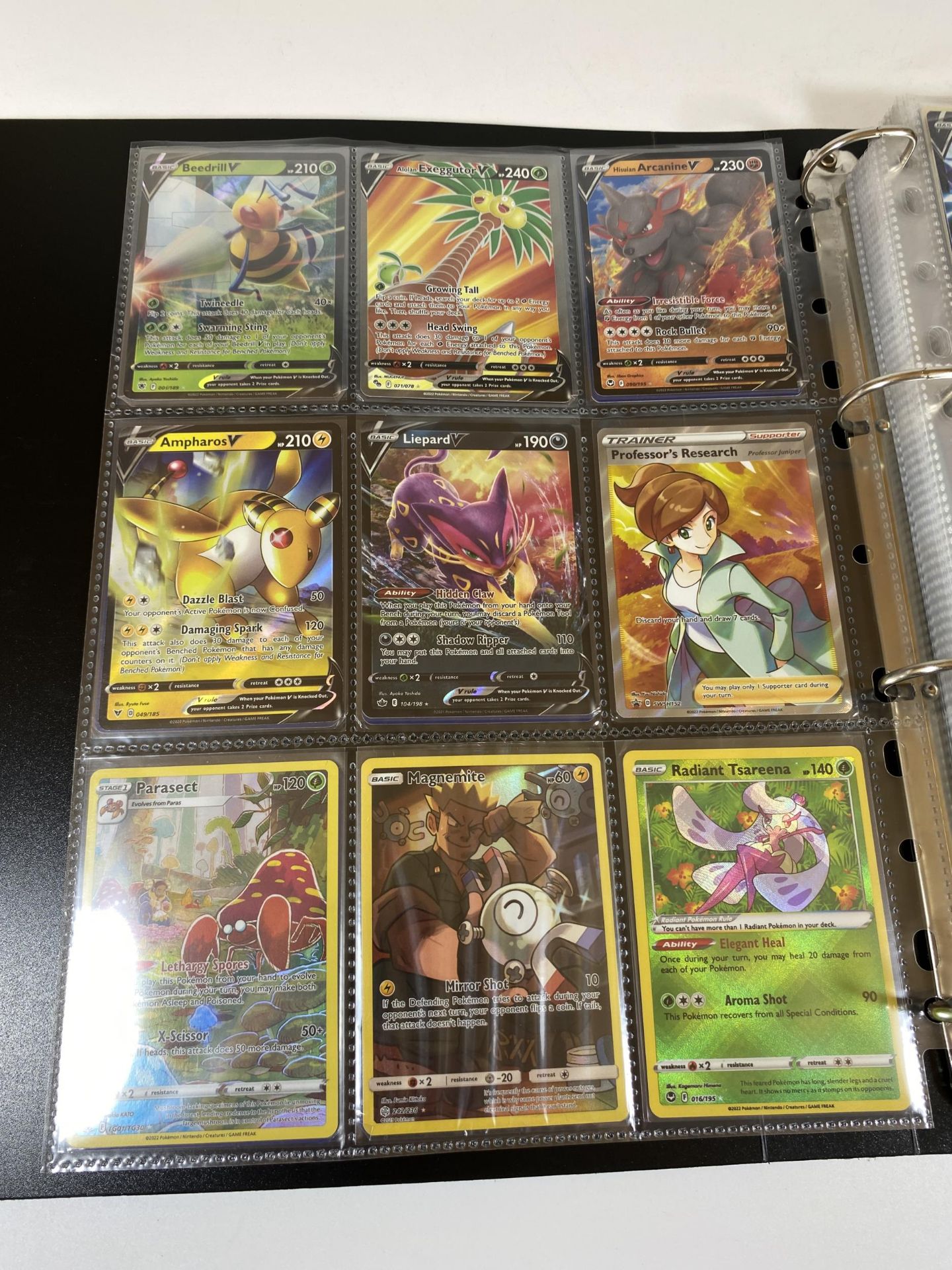 A FOLDER OF POKEMON CARDS, LOTS OF RARES, LARGE PART COMPLETE SETS ETC - Image 2 of 10