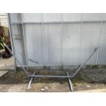 A METAL SWINGING HAMOCK FRAME