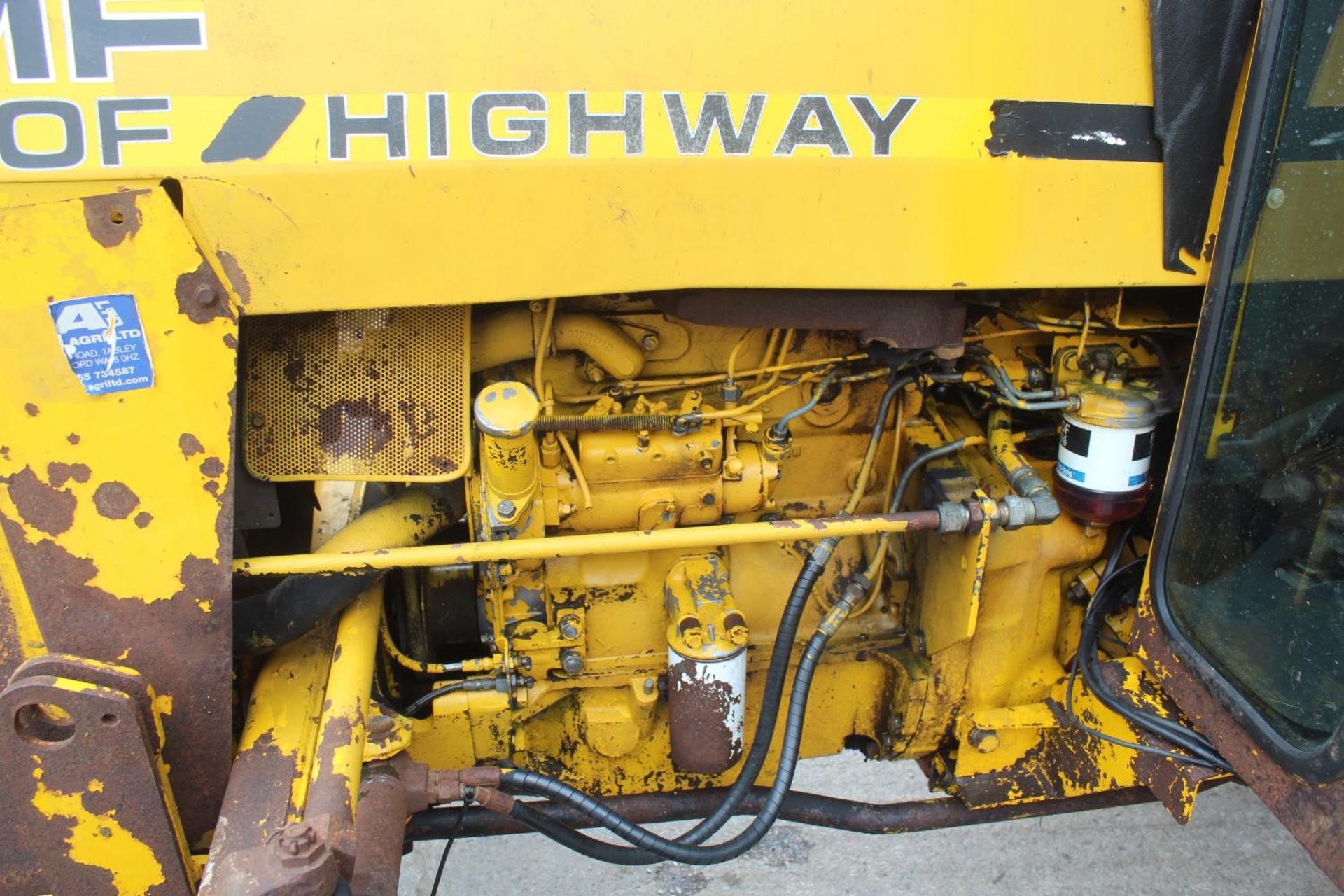 A MASSEY FERGUSON 20F 2WD INDUSTRIAL TRACTOR NO V5 SERIAL NUMBER 5101 C 0571 BELIEVED 1988 ONE OWNER - Image 7 of 9