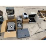 AN ASSORTMENT OF VINTAGE AND RETRO PROJECTORS