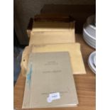 A VINTAGE LONGWOOD ASH HILL INVENTORY AND VALUATION BOOK AND FURTHER ITEMS