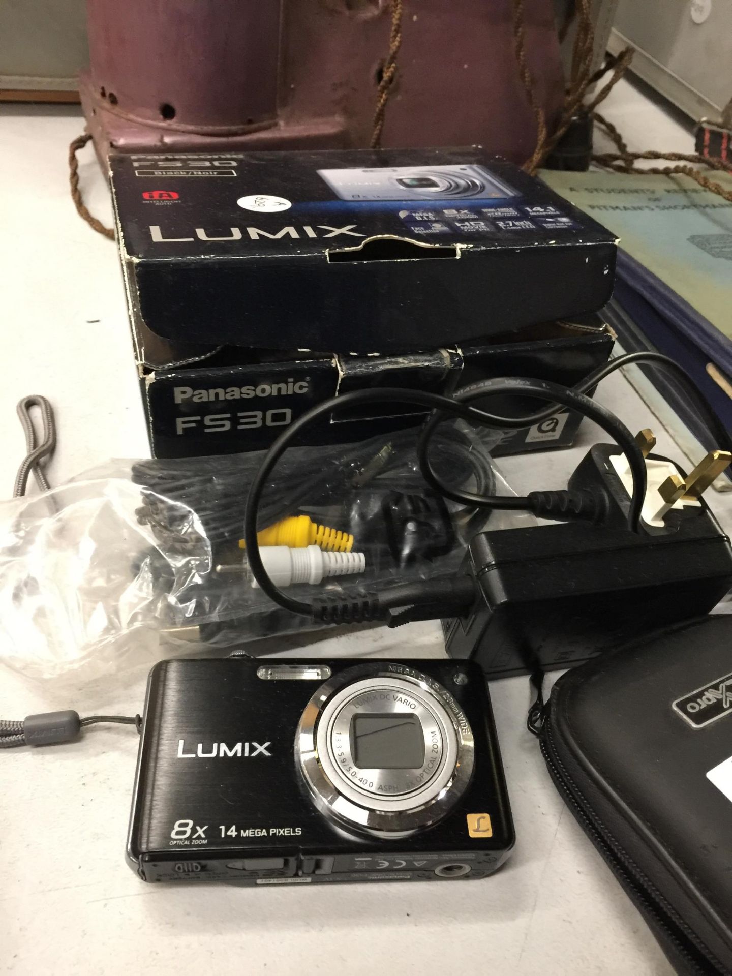 A PANASONIC LUMIX FS30 CAMERA WITH CASE, BOXED - Image 2 of 3