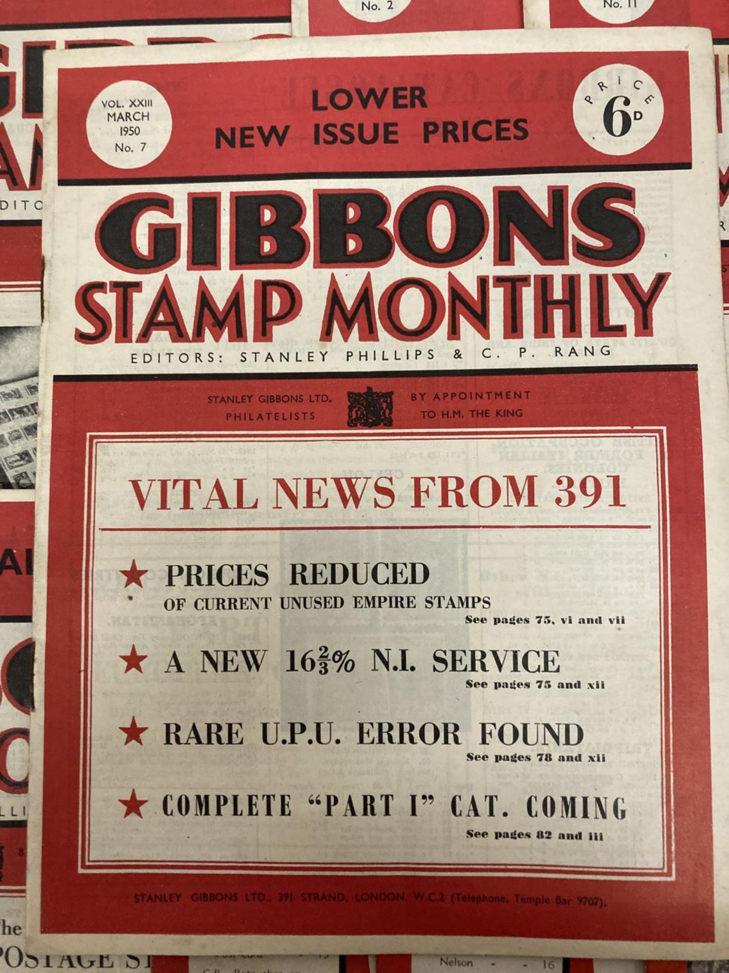 A QUANTITY OF GIBBONS STAMP MONTHLY 1949 - 1956 COLLECTION OF 24 PHILATELIC MAGAZINES IN USED - Image 2 of 10