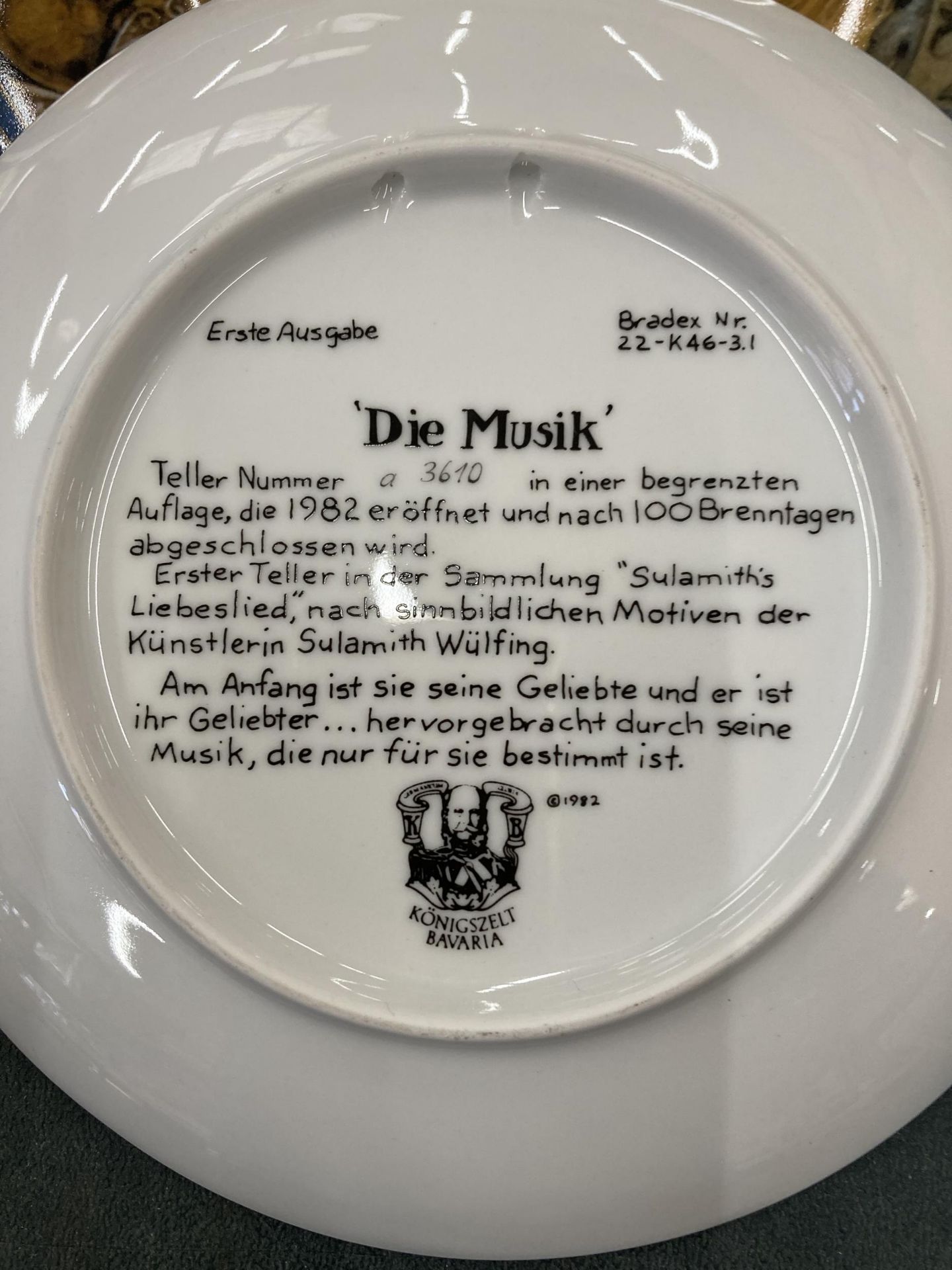A COLLECTION OF CABINET PLATES, DIE GABE GERMAN EXAMPLE ETC - Image 3 of 7