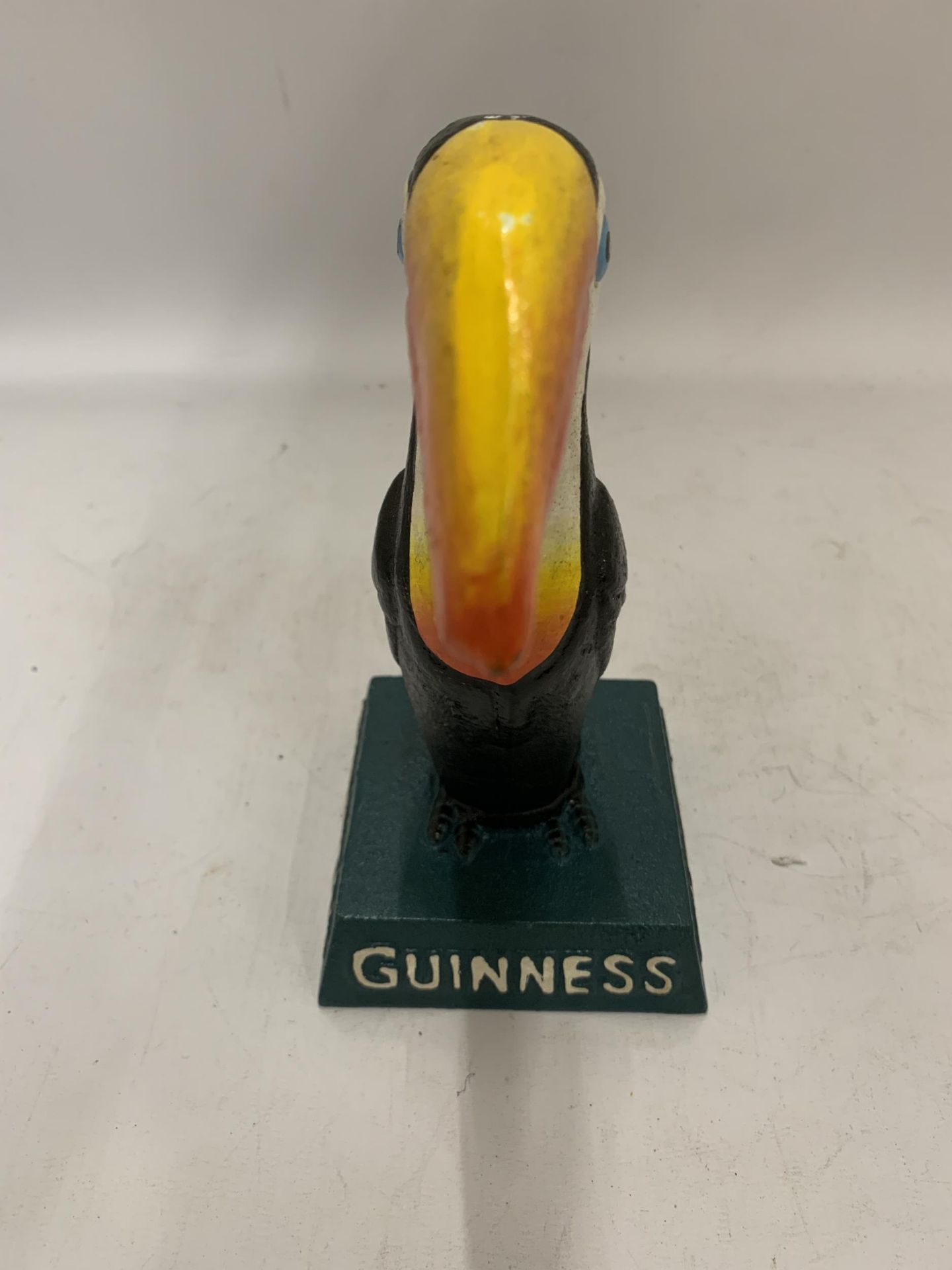 A CAST GUINNESS TOUCAN HEIGHT 20CM