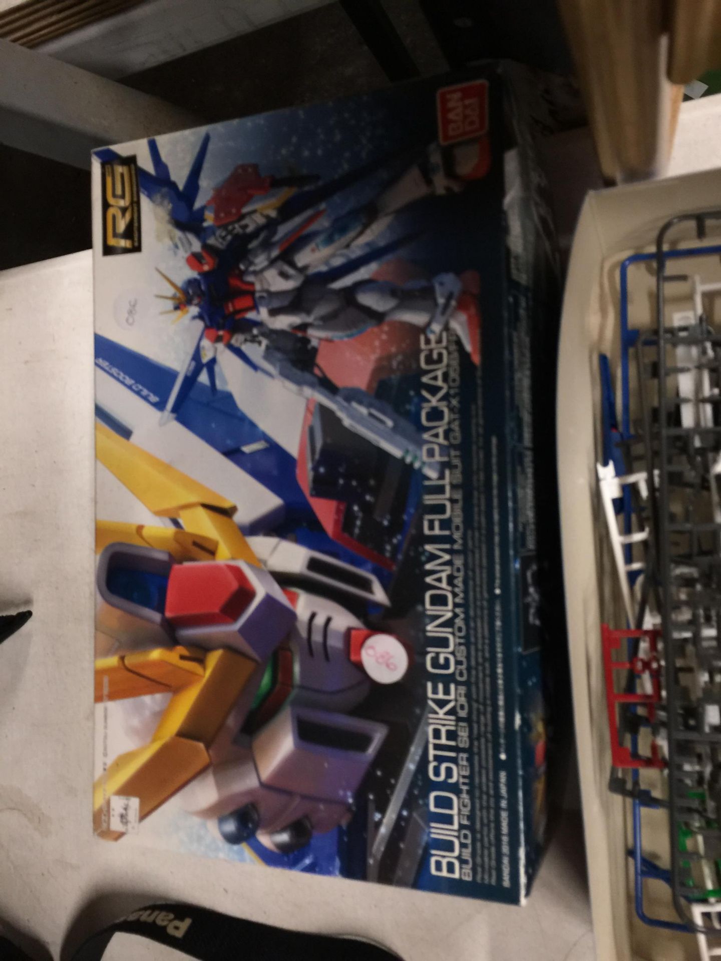 A BANDAI BUILD STRIKE GUNDAM FULL PACKAGE - PART BUILT, PART ON SPRUES - Image 3 of 3