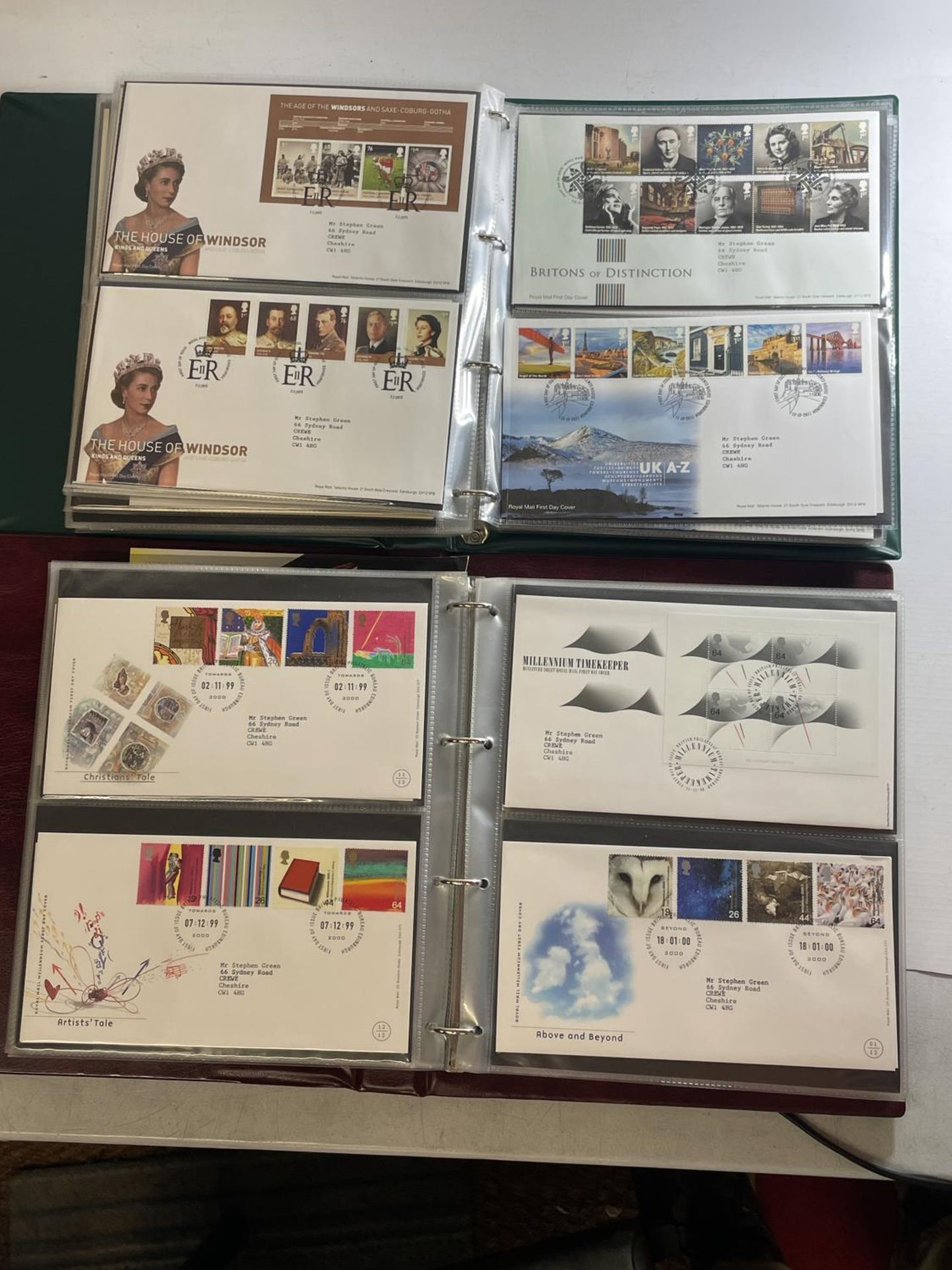 TWO ALBUMS OF ROYAL MAIL FIRST DAY ISSUES TO INCLUDE TUDORS, CHRISTMAS, ENDANGERED SPECIES, - Bild 2 aus 2