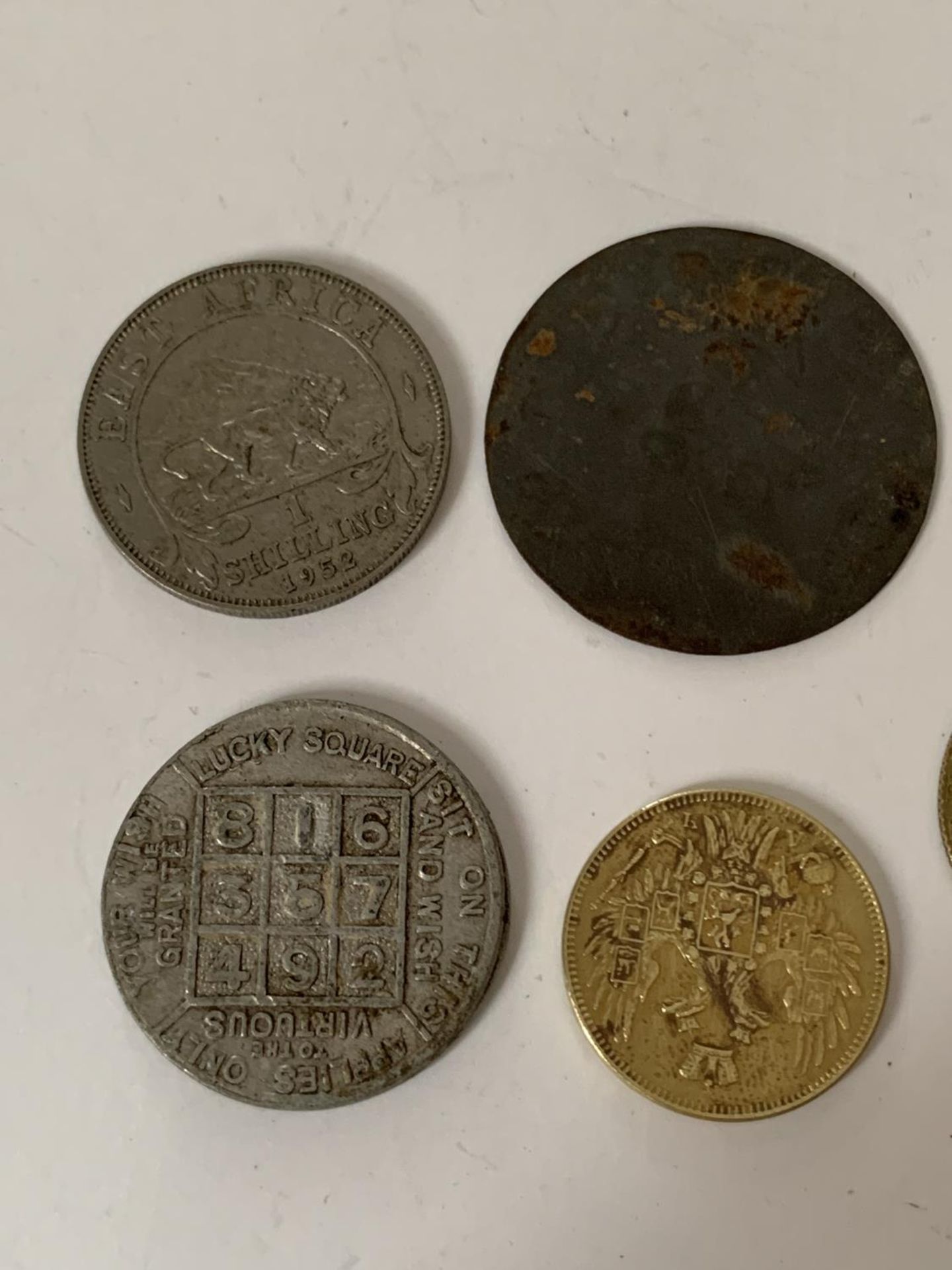 VARIOUS FOREIGN COINS AND COPY GUINEAS - Image 2 of 5