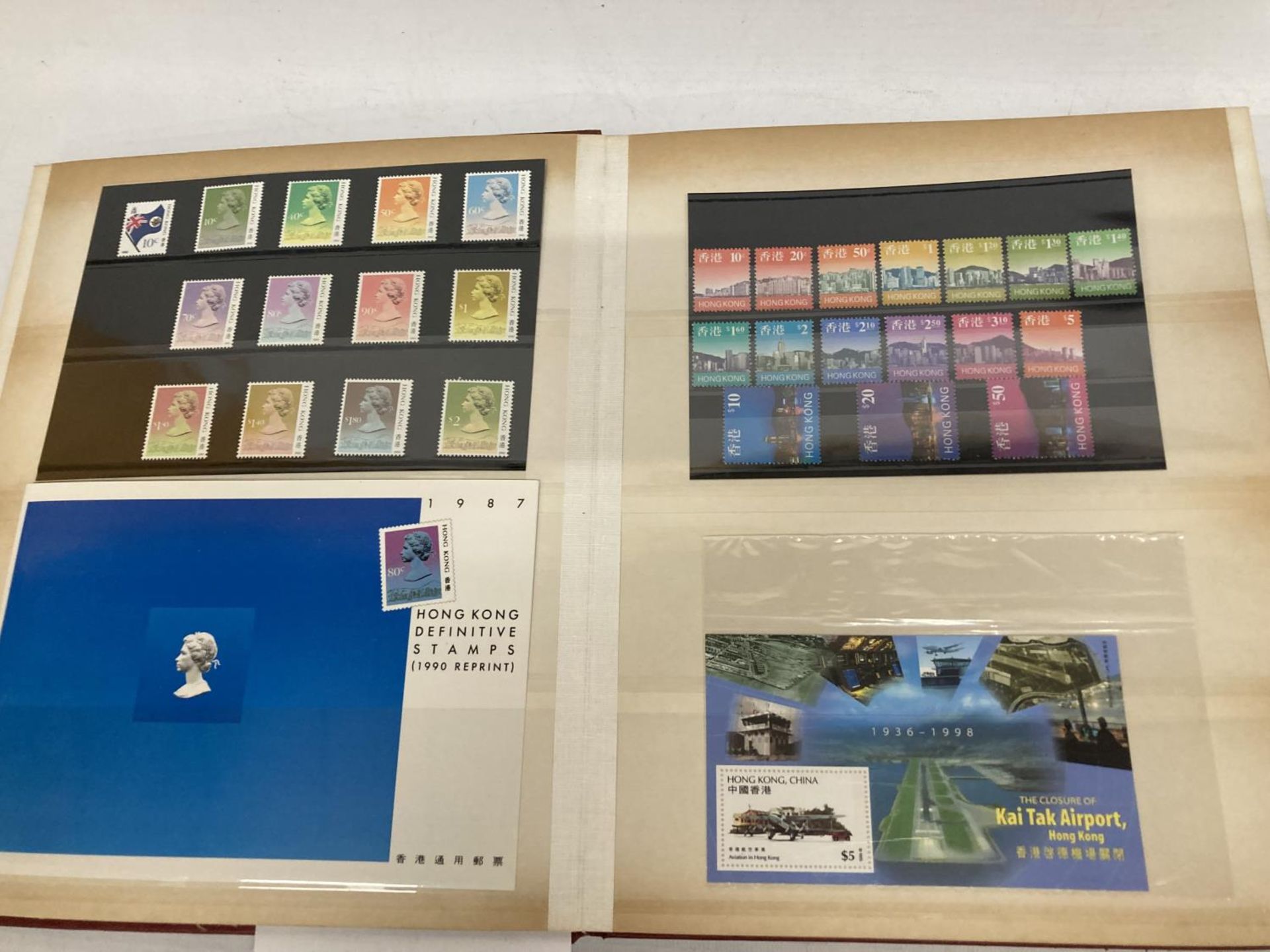 HONG KONG , RED STOCK BOOK HOUSING UNMOUNTED MINT RANGES OF COMMEMORATIVES AND DEFINITIVES , - Image 5 of 6